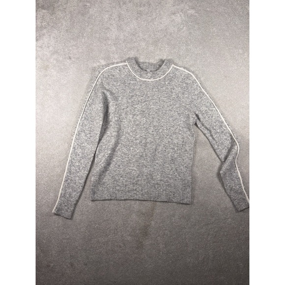 Athleta Sweaters - Athleta Sweater Women Small Gray Merino Wool Transit Crewneck Pullover